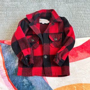 Vintage Bemidji Kid's Buffalo Plaid Wool Jacket